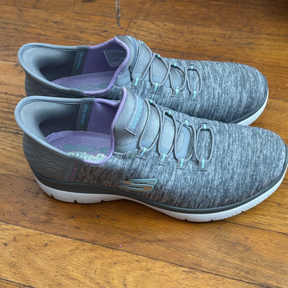 Skechers Women's Gray Slip-Ins